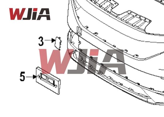 96210-7BA0A Front License Plate New Model For Nissan Murano 2025 USA