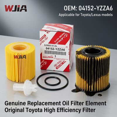 04152-37010 High Efficiency Oil Filter Element Kit For Toyota