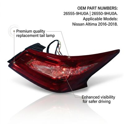26555-9HU0A 26550-9HU0A Tail Lamp Out Light For Nissan 2016-2018 ALTIMA