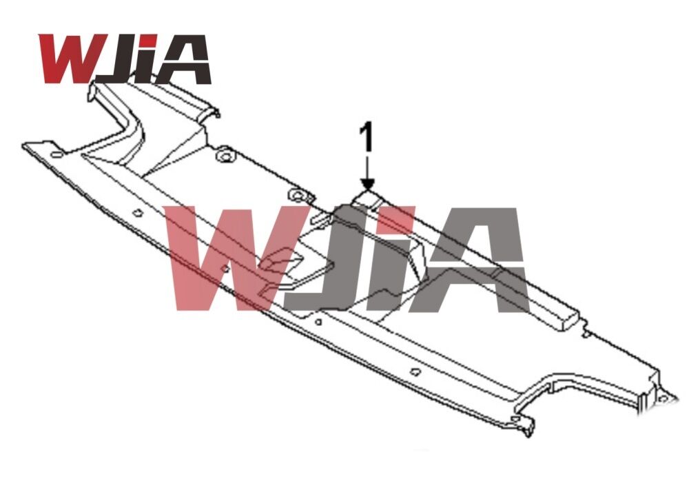 62078-7BA0A Sight Shield Molding-Front Bumper Upper New Model For Nissan Murano 2025