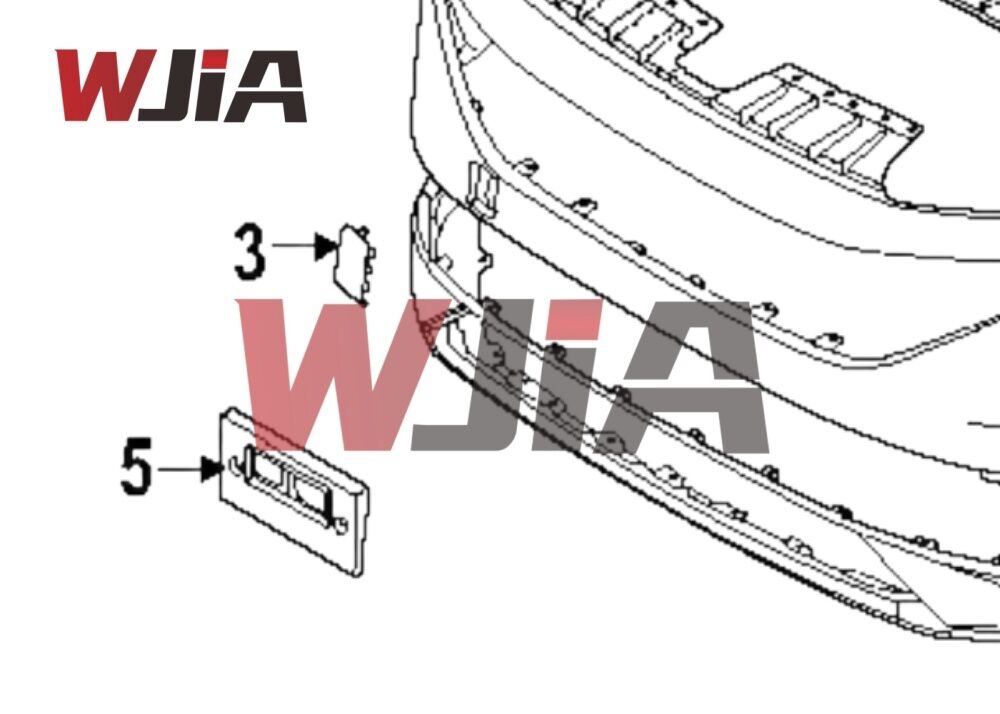 96210-7BA0A Front License Plate New Model For Nissan Murano 2025 USA