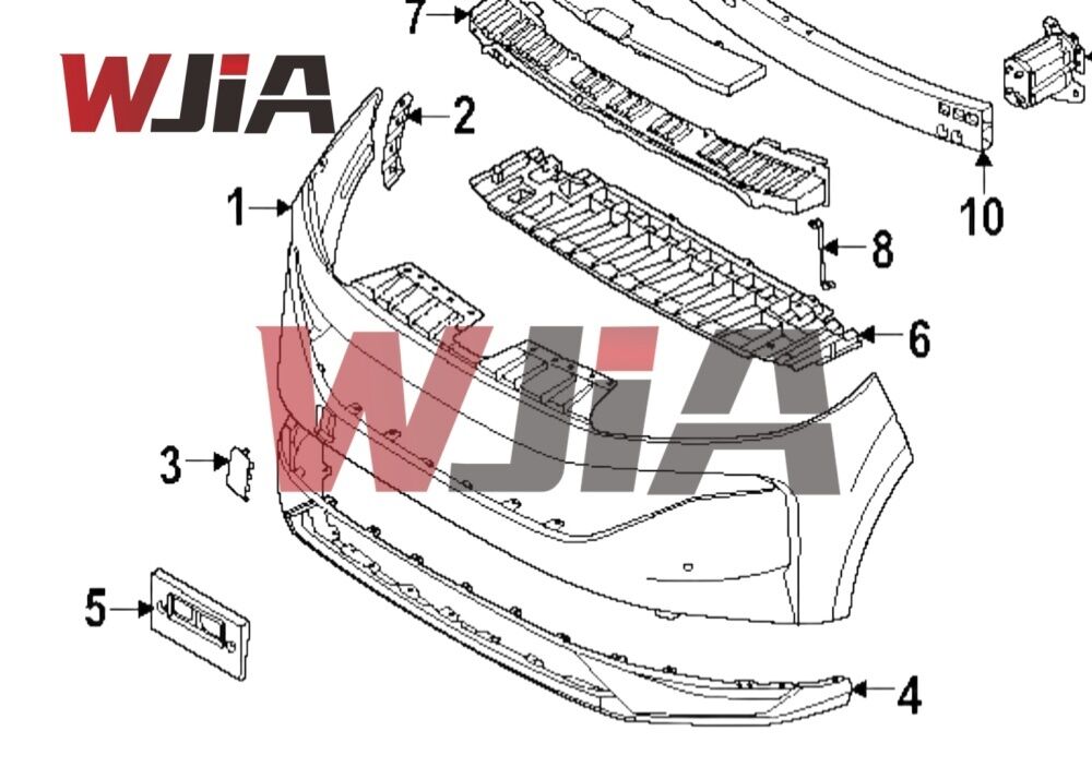 62022-7BA1H Front Bumper New Model For Nissan Murano 2025 USA