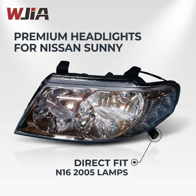 26010-95F0A 26060-95F0A Head Lamps For Nissan Sunny N16 2005