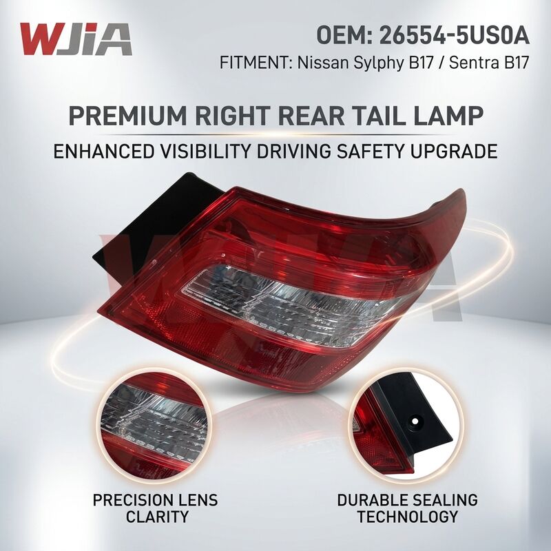 26554-5US0A Right Rear Tail Lamp Assembly Nissan Sylphy / Sentra B17
