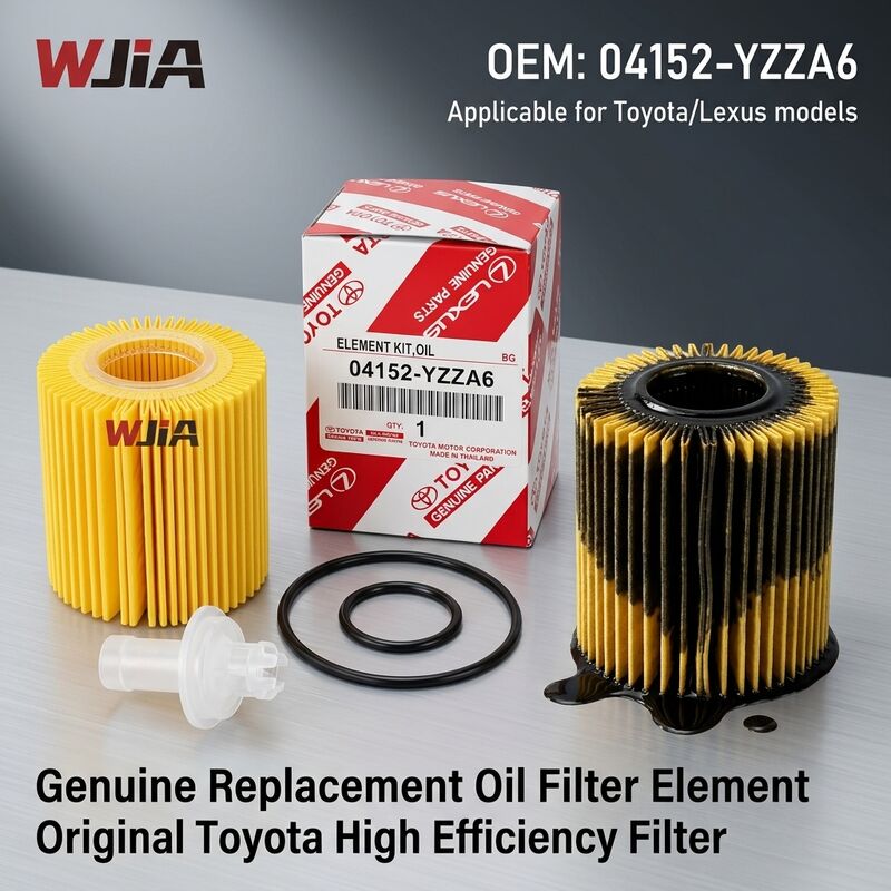 04152-37010 High Efficiency Oil Filter Element Kit For Toyota