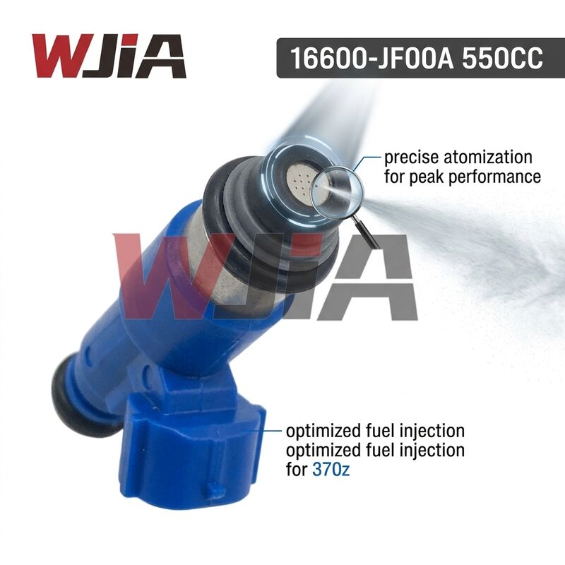 16600‑JF00A 550CC High‑Flow Fuel Injector Premium Fuel Injection Nozzle For Nissan GT‑R R35 370Z Infiniti G35 G37 3.7L‑3.8L, Precise Atomization Aftermarket Auto Spare Parts