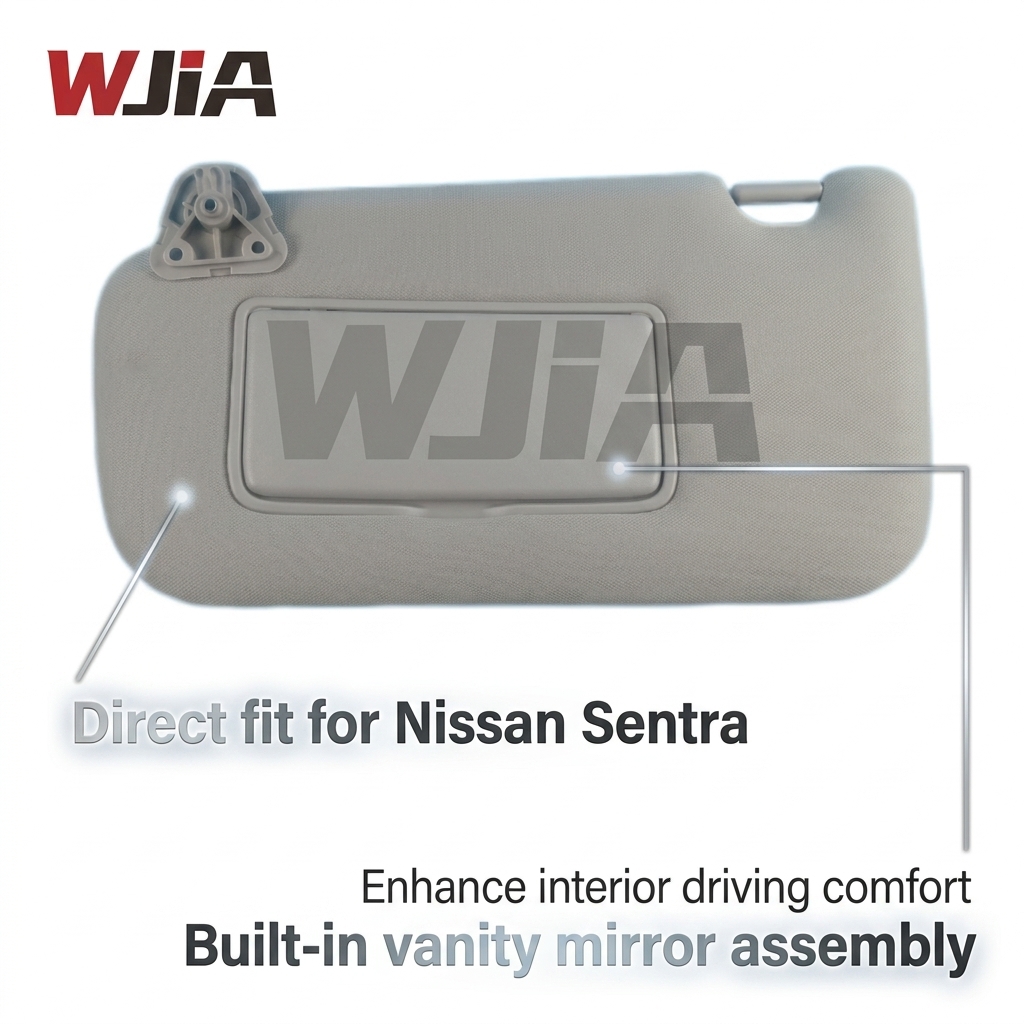 96401-3SG8A Left Sun Visor Shade Mirror Assembly Nissan Sentra 2013-2017 USA Version