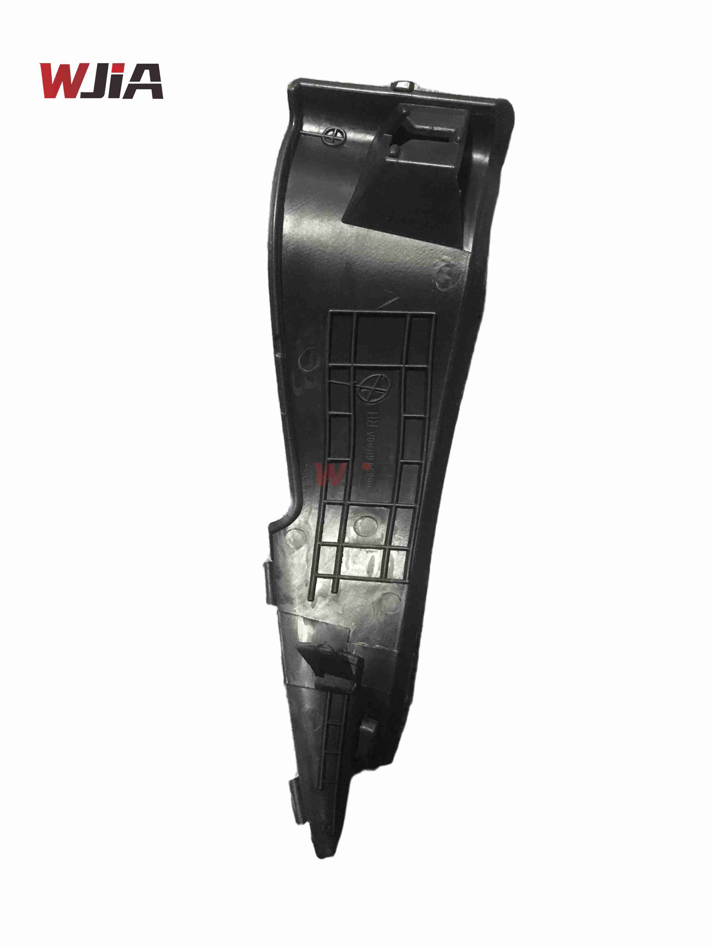 66894-6RA0A Impact-resistant Black Plastic Front Fender Trim Cover RH For Nissan