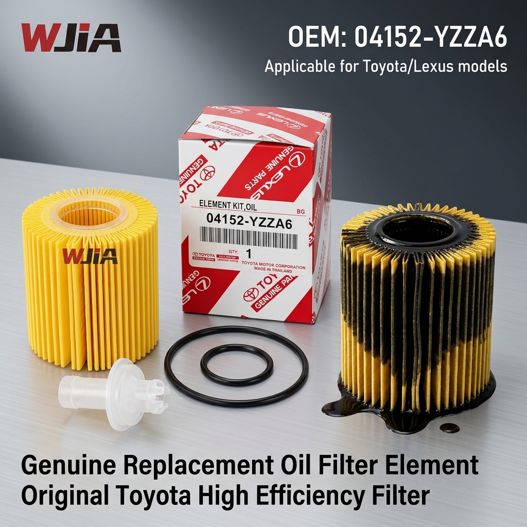 04152-37010 High Efficiency Oil Filter Element Kit For Toyota