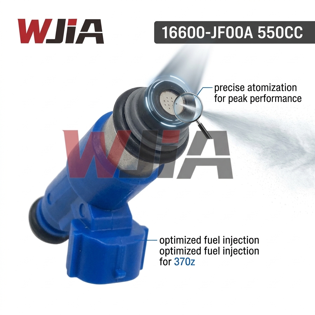 16600‑JF00A 550CC High‑Flow Fuel Injector Premium Fuel Injection Nozzle For Nissan GT‑R R35 370Z Infiniti G35 G37 3.7L‑3.8L, Precise Atomization Aftermarket Auto Spare Parts